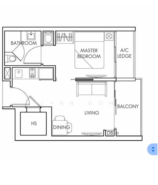 La Fleur, 8 Lorong 26 Geylang, 1 Bedroom, 420 sqft, Condominium For Rent, by Lynn Goh, 500194581 - PropertyGuru.com.sg