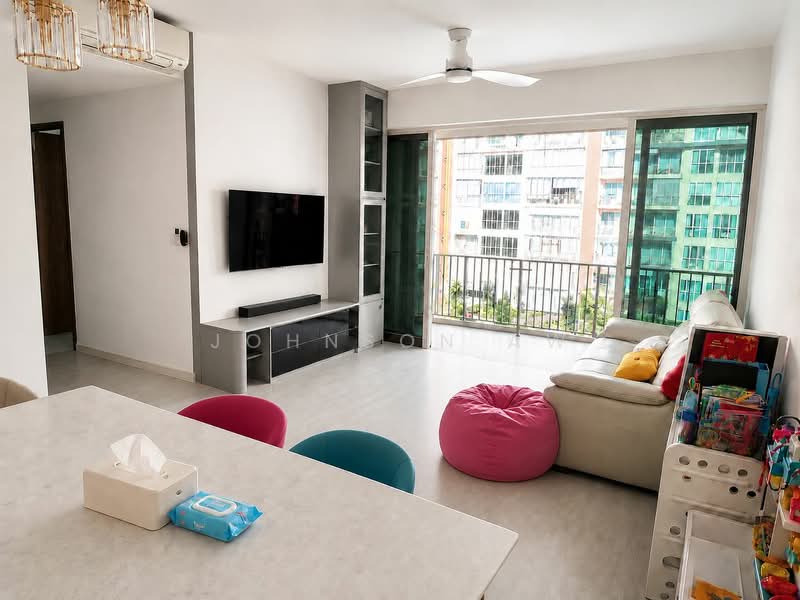 Watercolours, 25 Pasir Ris Link, 3 Bedrooms, 936 sqft, Executive Condominium For Sale, by Johnson Aw, 500194592 - Living Room - PropertyGuru.com.sg