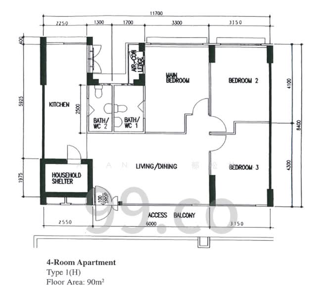 688C Choa Chu Kang Crescent, 688C Choa Chu Kang Crescent, 3 Bedrooms, 969 sqft, HDB Flat For Sale, by Alan Yu 郁松林, 500194607 - PropertyGuru.com.sg