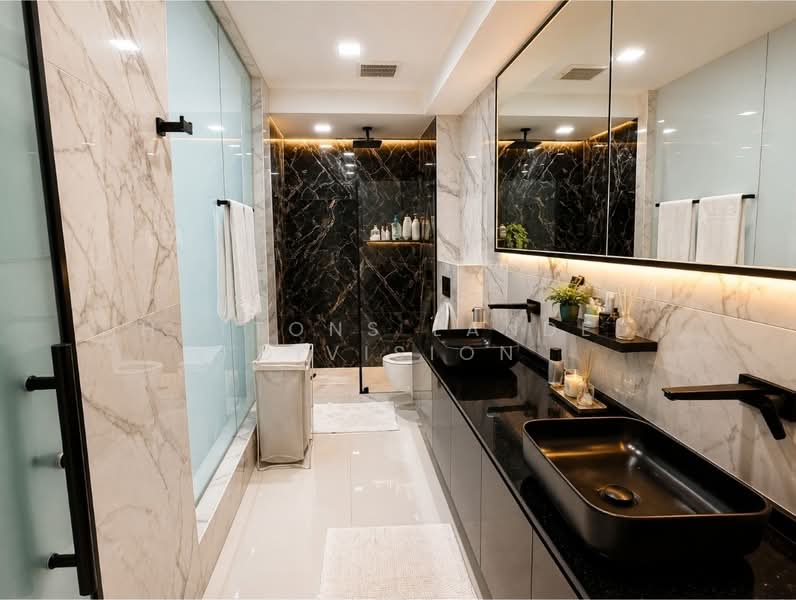Inter Terrace | Exclusive D15 | Freehold & Rare 7.1m Width, , 5 Bedrooms, 4,413 sqft, Terraced House For Sale, by JYOTI, 500194646 - Bathroom - PropertyGuru.com.sg