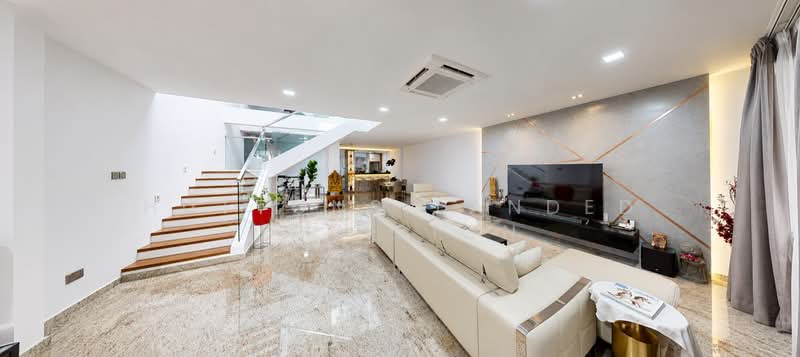 Inter Terrace | Exclusive D15 | Freehold & Rare 7.1m Width, , 5 Bedrooms, 4,413 sqft, Terraced House For Sale, by JYOTI, 500194646 - Living Room - PropertyGuru.com.sg