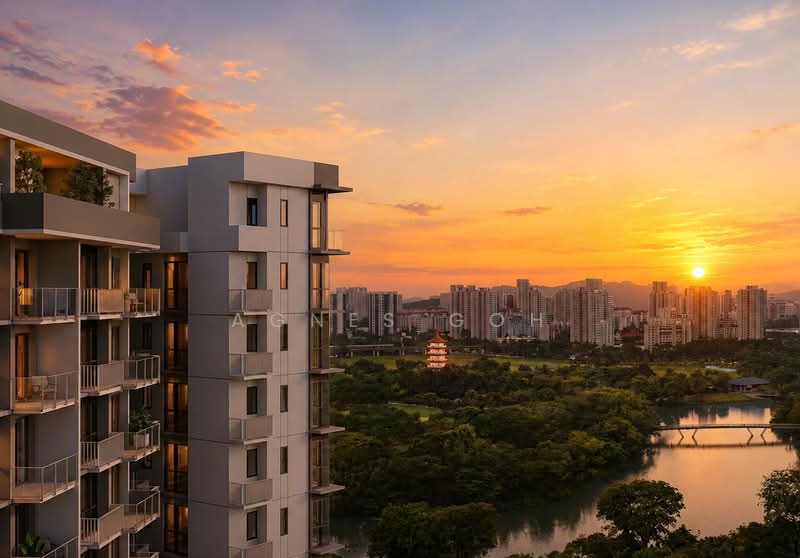 Lucerne Grand, Lakeside Drive, 3 Bedrooms, 1,001 sqft, Condominium For Sale, by Agnes Goh, 500194653 - Exterior - PropertyGuru.com.sg