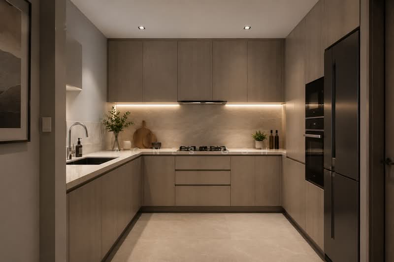 Lucerne Grand, Lakeside Drive, 3 Bedrooms, 1,001 sqft, Condominium For Sale, by Agnes Goh, 500194653 - Kitchen - PropertyGuru.com.sg