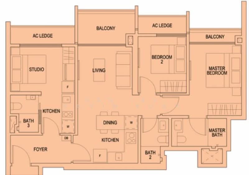 Riverbank at Fernvale, Sengkang West Way/Fernvale, 3 Bedrooms, 990 sqft, Condominium For Sale, by Dan Tay, 500194671 - PropertyGuru.com.sg