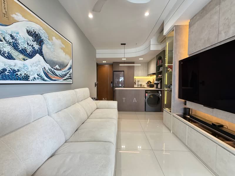 Riverbank at Fernvale, Sengkang West Way/Fernvale, 3 Bedrooms, 990 sqft, Condominium For Sale, by Dan Tay, 500194671 - Living Room - PropertyGuru.com.sg