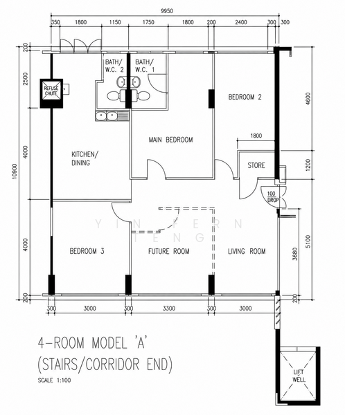 551 Hougang Street 51, 551 Hougang Street 51, 3 Bedrooms, 1,109 sqft, HDB Flat For Sale, by Yin Fern Teng, 500194737 - PropertyGuru.com.sg