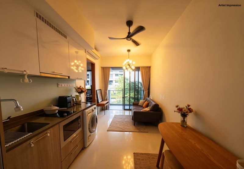 Trilive, 111 Tampines Road, Hougang / Punggol / Sengkang, 2 Bedrooms, 646 sqft, Condominium For Sale, by Dylan Tan, 500194759 - Kitchen - PropertyGuru.com.sg