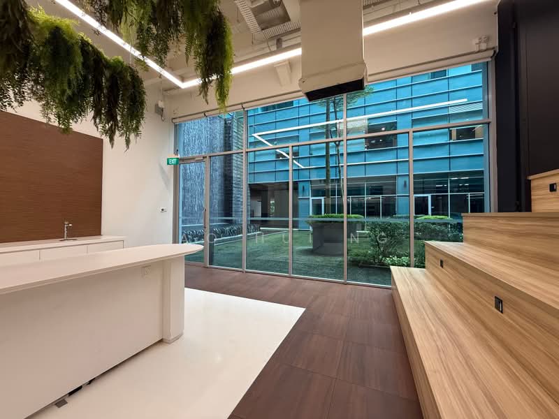 Golden Agri Plaza, 108 Pasir Panjang Road, 7,694 sqft, Light Industrial (B1) For Rent, by Bao Hui Ng, 500194769 - Garden View (from Pantry) - CommercialGuru.com.sg