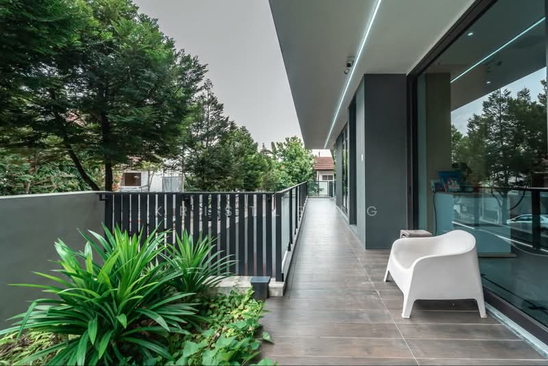Rebuilt 2020 Corner Semi-D 8,149 sqft | Lift, Pool, Basement @ Seletar Hills, , 6 Bedrooms, 8,150 sqft, Semi-Detached House For Sale, by Kristle Ng, 500194804 - Balcony - PropertyGuru.com.sg