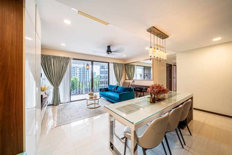 Bellewoods, 100 Woodlands Avenue 5, 3 Bedrooms, 1,249 sqft, Executive Condominium For Sale, by Jovan Tay, 500194816 - Living Room - PropertyGuru.com.sg