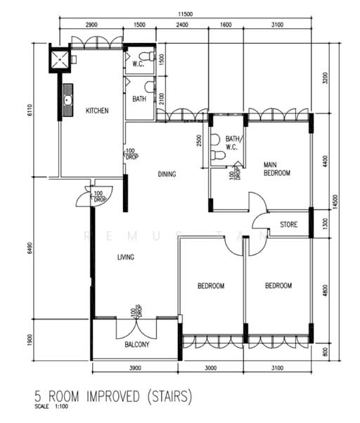 648 Ang Mo Kio Avenue 5, 648 Ang Mo Kio Avenue 5, 3 Bedrooms, 1,302 sqft, HDB Flat For Sale, by Remus Tan, 500194849 - PropertyGuru.com.sg