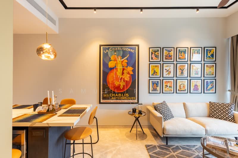 3 Cuscaden, 3 Cuscaden Walk, 2 Bedrooms, 764 sqft, Condominium For Rent, by Samuel Phua, 500194874 - Living Room - PropertyGuru.com.sg