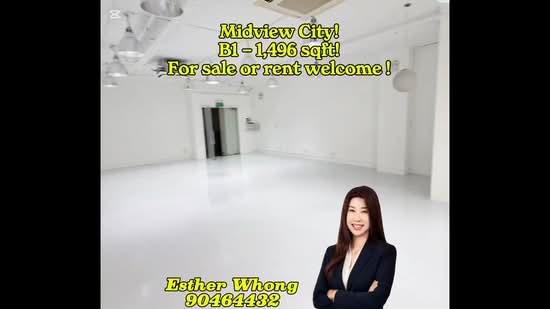 Midview City, 22 Sin Ming Lane, 1,496 sqft, Light Industrial (B1) For Sale, by Esther Whong, 500194890 - CommercialGuru.com.sg