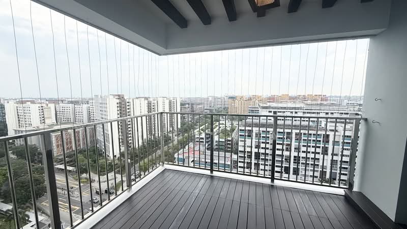 518A Tampines Central 7, 518A Tampines Central 7, 3 Bedrooms, 1,184 sqft, HDB Flat For Rent, by Marcus Wong, 500194923 - Balcony - PropertyGuru.com.sg
