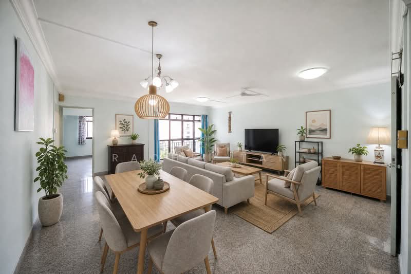 116B Rivervale Drive, 116B Rivervale Drive, 3 Bedrooms, 1,238 sqft, HDB Flat For Sale, by Rachel Tan, 500194927 - Living Room - PropertyGuru.com.sg
