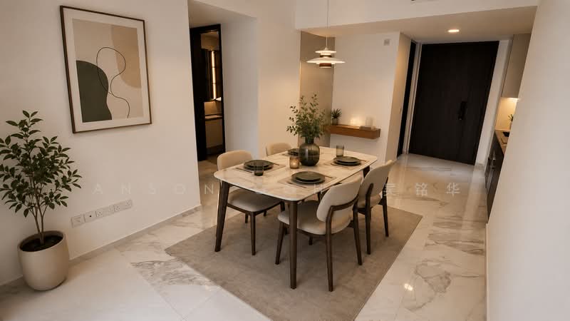 Jervois Mansion, 8 Jervois Close, 3 Bedrooms, 797 sqft, Condominium For Rent, by Anson Goh 吴铭华, 500194941 - Dining Room - PropertyGuru.com.sg