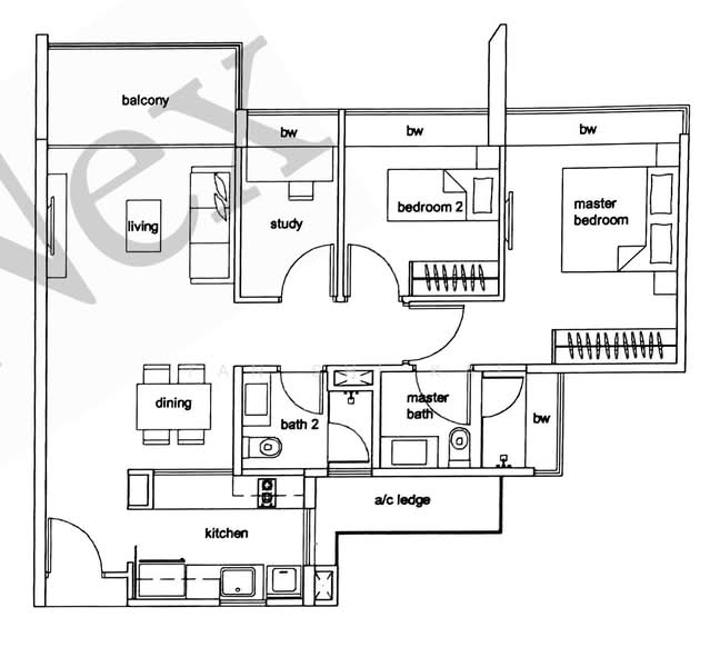 Hundred Trees, 85 West Coast Drive, 3 Bedrooms, 915 sqft, Condominium For Sale, by Tan Shi Kai, 500194942 - PropertyGuru.com.sg
