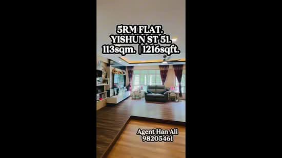 511A Yishun Street 51, 511A Yishun Street 51, 3 Bedrooms, 1,216 sqft, HDB Flat For Sale, by Asyraaf TCR, 500194987 - PropertyGuru.com.sg