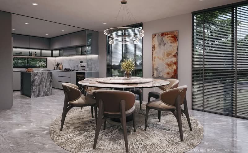 Developer Appointed : Chancery Hill Collection Brand New Freehold, Chancery Hill Road, Dyson Road, Bukit Tunggal, Newton / Novena, 5 Bedrooms, 6,561 sqft, Semi-Detached House For Sale, by Brenda Zee (徐黎倫), 500195002 - Kitchen & Dining - PropertyGuru.com.sg