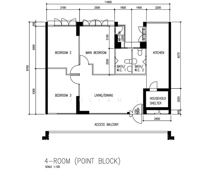 813 Jellicoe Road, 813 Jellicoe Road, 3 Bedrooms, 968 sqft, HDB Flat For Sale, by Julian Li, 500195006 - PropertyGuru.com.sg