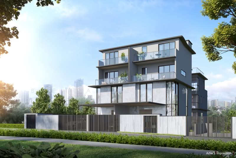 Developer Appointed : Chancery Hill Collection Brand New Freehold, Chancery Hill Road, Dyson Road, Bukit Tunggal, 5 Bedrooms, 7,493 sqft, Semi-Detached House For Sale, by Brenda Zee (徐黎倫), 500195013 - Exterior - PropertyGuru.com.sg