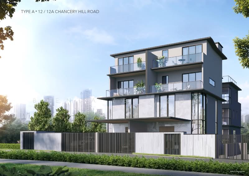 Developer Appointed : Chancery Hill Collection Brand New Freehold, Chancery Hill Road, Dyson Road, Bukit Tunggal, Newton / Novena, 5 Bedrooms, 7,493 sqft, Semi-Detached House For Sale, by Brenda Zee (徐黎倫), 500195013 - Facade - PropertyGuru.com.sg
