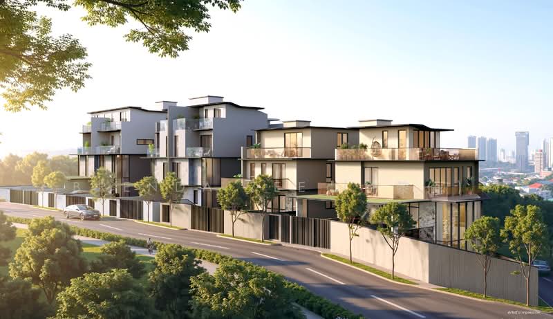 Developer Appointed : Chancery Hill Collection Brand New Freehold, Chancery Hill Road, Dyson Road, Bukit Tunggal, Newton / Novena, 5 Bedrooms, 7,493 sqft, Semi-Detached House For Sale, by Brenda Zee (徐黎倫), 500195013 - Facade - PropertyGuru.com.sg