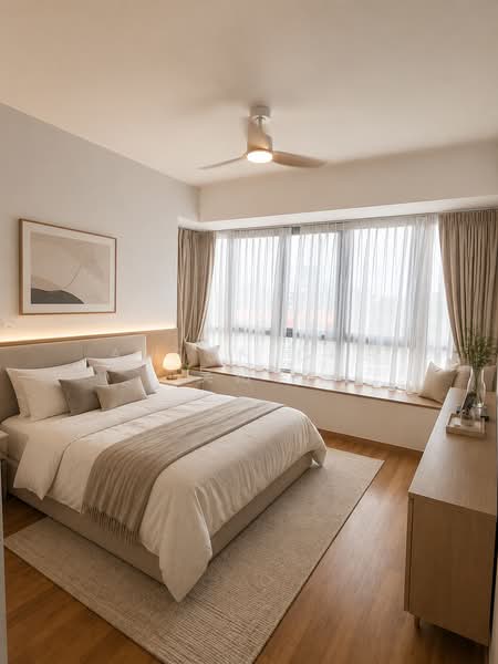 Waterfront Isle, 736 Bedok Reservoir Road, 2 Bedrooms, 904 sqft, Condominium For Rent, by Anson Goh 吴铭华, 500195015 - Bedroom - PropertyGuru.com.sg