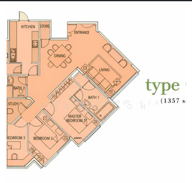 Simei Green Condominium, 1 Simei Street 4, 4 Bedrooms, 1,356 sqft, Condominium For Sale, by Alex Hang, 500195098 - PropertyGuru.com.sg