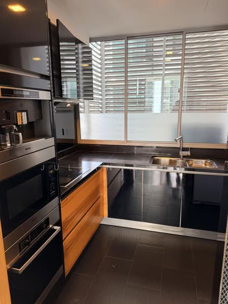 Helios Residences, 15 Cairnhill Circle, 2 Bedrooms, 1,281 sqft, Condominium For Rent, by Julian Zhuo, 500195118 - Kitchen - PropertyGuru.com.sg