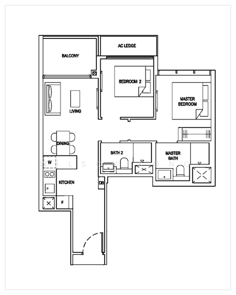 The Florence Residences, 99 Hougang Avenue 2, 2 Bedrooms, 797 sqft, Condominium For Sale, by Wilson Kong, 500195120 - PropertyGuru.com.sg