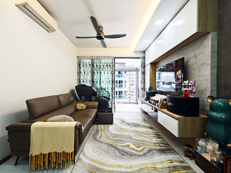The Topiary, 13 Fernvale Lane, 3 Bedrooms, 1,087 sqft, Executive Condominium For Sale, by Gabriel Koh, 500195121 - Living Room - PropertyGuru.com.sg