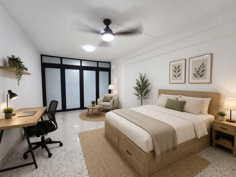 624 Ang Mo Kio Avenue 4, 624 Ang Mo Kio Avenue 4, 1 Bedroom, 400 sqft, HDB Flat For Rent, by June Lim, 500195142 - Bedroom - PropertyGuru.com.sg