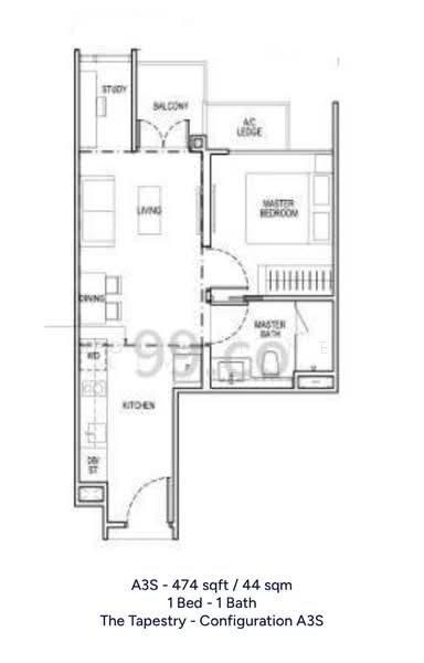 The Tapestry, 59 Tampines Street 86, 1 Bedroom, 473 sqft, Condominium For Rent, by Josephine Lim J R 林婕容 (区域分行董事 ), 500195143 - PropertyGuru.com.sg