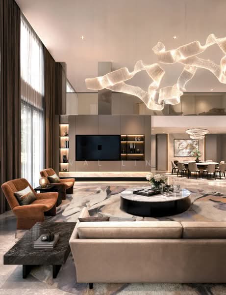 ◤ Chancery Hill Road Brand New Bungalow ◥ PREVIEW LAUNCH OPENING SOON!, Jalan Novena Chancery Hill Dyson Road Gentle Drive Jalan Merlimai, 6 Bedrooms, 9,448 sqft, Detached House For Sale, by Val Lin, 500195167 - Living Room - PropertyGuru.com.sg
