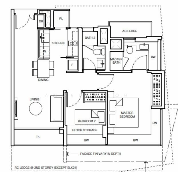 Coco Palms, 17 Pasir Ris Grove, 2 Bedrooms, 743 sqft, Condominium For Rent, by Angelin Loh, 500195169 - PropertyGuru.com.sg