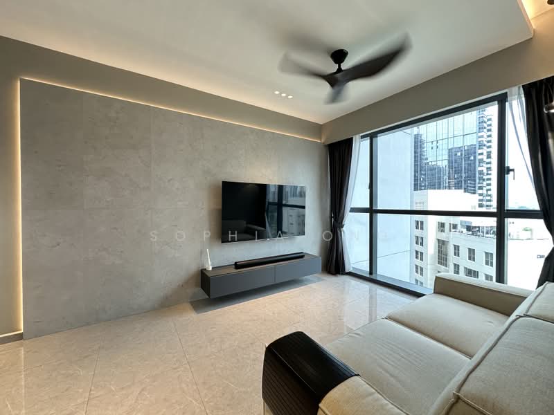 Parc Clematis, 8B Jalan Lempeng, 3 Bedrooms, 829 sqft, Condominium For Rent, by Sophia Ong, 500195186 - Living Room - PropertyGuru.com.sg
