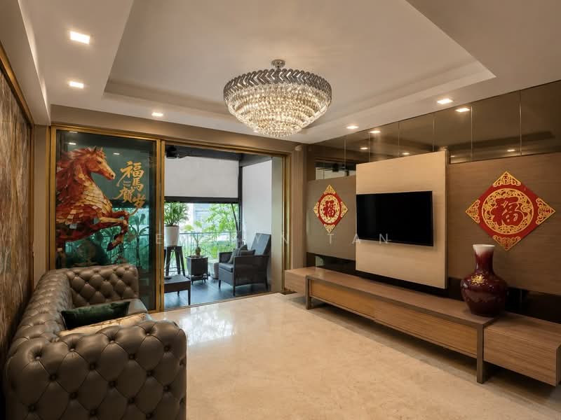 Ferraria Park Condo, 8 Flora Drive, 2 Bedrooms, 1,066 sqft, Condominium For Sale, by Evelyn Tan, 500195201 - Living Room - PropertyGuru.com.sg