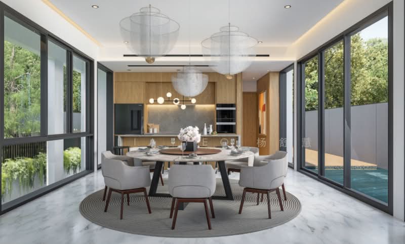 Holland Grove / Moonbeam / Mount Sinai / Henry Park Estate, Brand new 2 storey Detached at Mount Sinai. TOP Soon!, 6 Bedrooms, 12,240 sqft, Detached House For Sale, by Julia Yeo 杨舒慧, 500195267 - Dining Room - PropertyGuru.com.sg