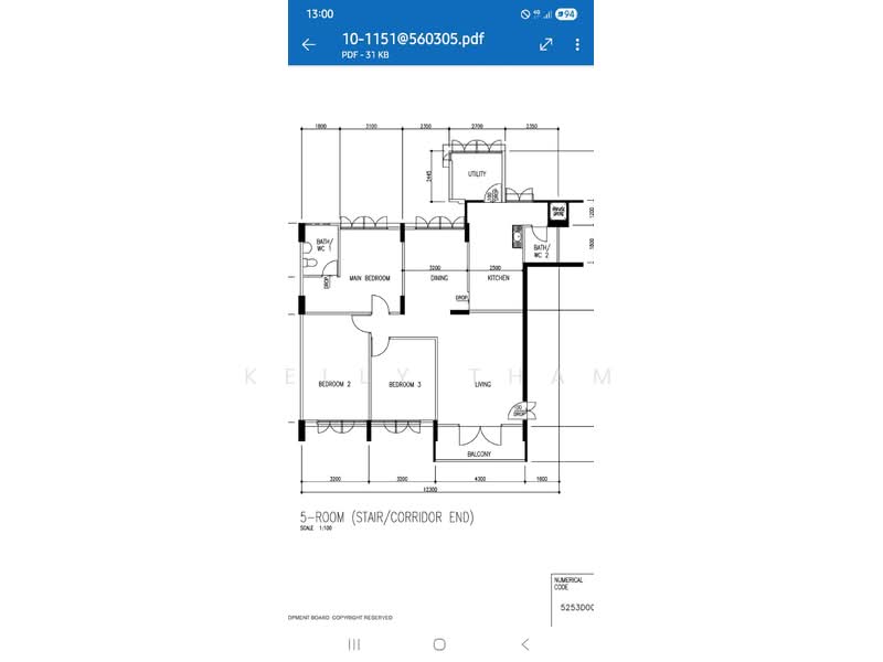 305 Ang Mo Kio Avenue 1, 305 Ang Mo Kio Avenue 1, 3 Bedrooms, 1,324 sqft, HDB Flat For Rent, by Kelly Tham, 500195304 - PropertyGuru.com.sg