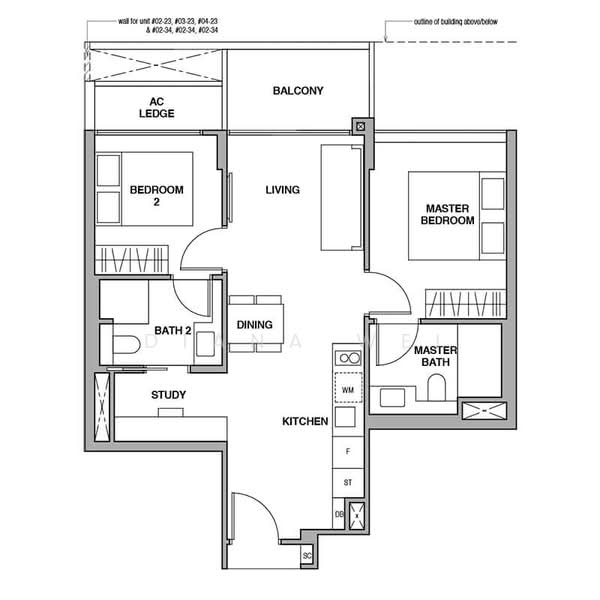 Royalgreen, 2 Anamalai Avenue, 2 Bedrooms, 721 sqft, Condominium For Sale, by Diana Wei, 500195333 - PropertyGuru.com.sg