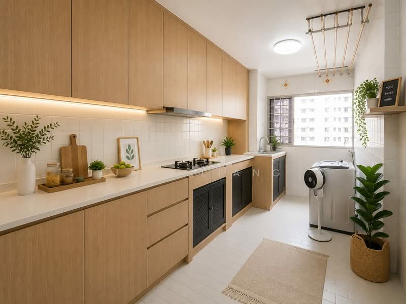 511 Hougang Avenue 10, 511 Hougang Avenue 10, 2 Bedrooms, 689 sqft, HDB Flat For Sale, by Joel Liang, 500195340 - Kitchen - PropertyGuru.com.sg