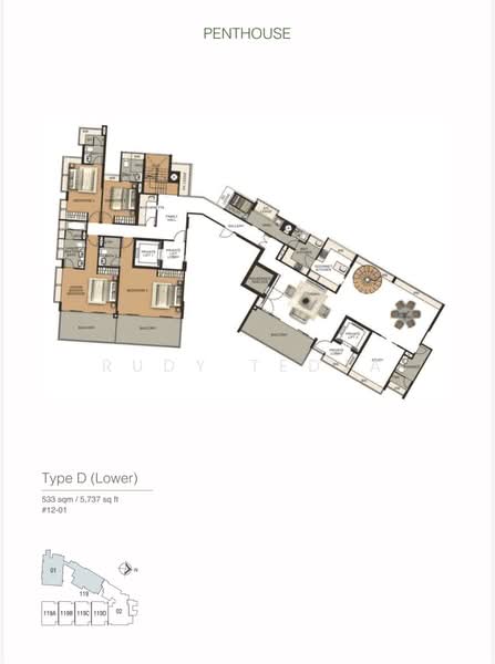 Residences @ Emerald Hill, 119 Emerald Hill Road, 4 Bedrooms, 2,196 sqft, Condominium For Sale, by Rudy Tedja, 500195343 - PropertyGuru.com.sg