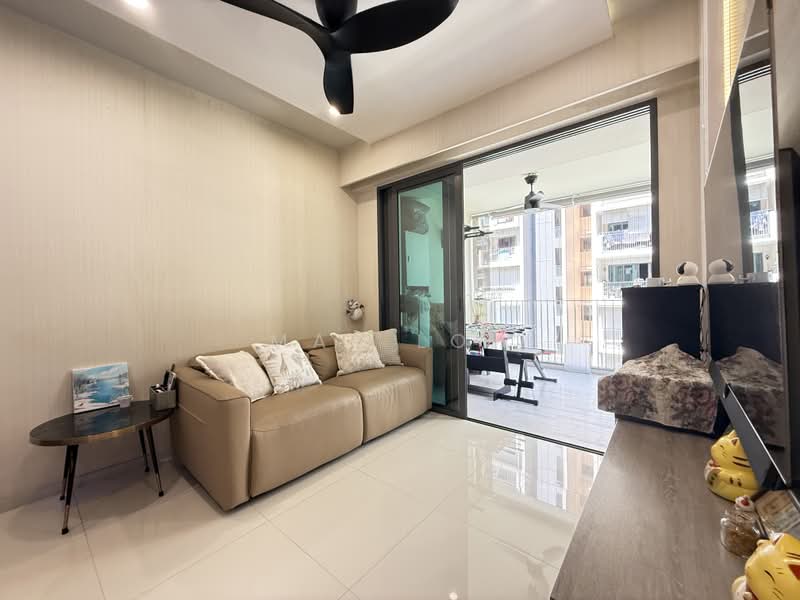The Terrace, 88 Edgedale Plains, 3 Bedrooms, 1,076 sqft, Executive Condominium For Rent, by May Loh, 500195405 - Living Room - PropertyGuru.com.sg