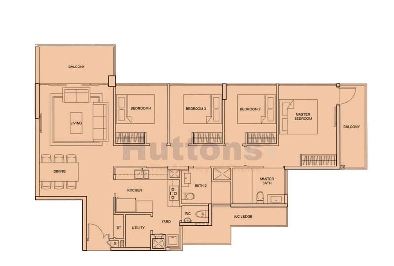 Parc Centros, 86 Punggol Central, 4 Bedrooms, 1,346 sqft, Condominium For Sale, by Judy Hu 胡艳, 500195420 - PropertyGuru.com.sg