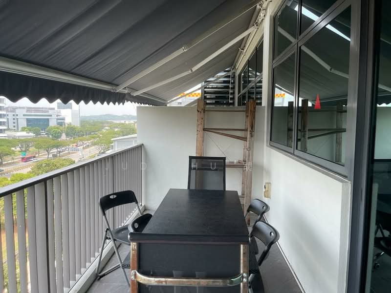 UB. One, 81 Ubi Avenue 4, 1,044 sqft, Light Industrial (B1) For Rent, by Judy Hu 胡艳, 500195438 - Balcony - CommercialGuru.com.sg