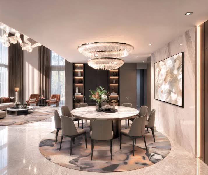 Chancery Hill Brand New, Chancery Hill Road/ Chancery Hill Lane/ Dyson Road/ Whitley Road, 6 Bedrooms, 6,560 sqft, Semi-Detached House For Sale, by Val Lin, 500195455 - Living Room - PropertyGuru.com.sg