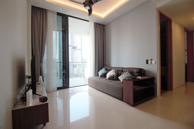 The Crest, 103 Prince Charles Crescent, 2 Bedrooms, 893 sqft, Condominium For Sale, by Zhang Jinwei (Zavier), 500195490 - Living Room - PropertyGuru.com.sg
