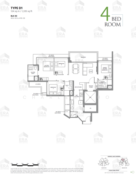 The LakeGarden Residences, 80 Yuan Ching Road, Boon Lay / Jurong / Tuas, 4 Bedrooms, 1,335 sqft, Condominium For Sale, by Charlene Ho, 500195522 - PropertyGuru.com.sg