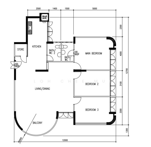 Great World, , 3 Bedrooms, 1,280 sqft, HDB Flat For Sale, by Loh Chee Mun, 500195524 - PropertyGuru.com.sg